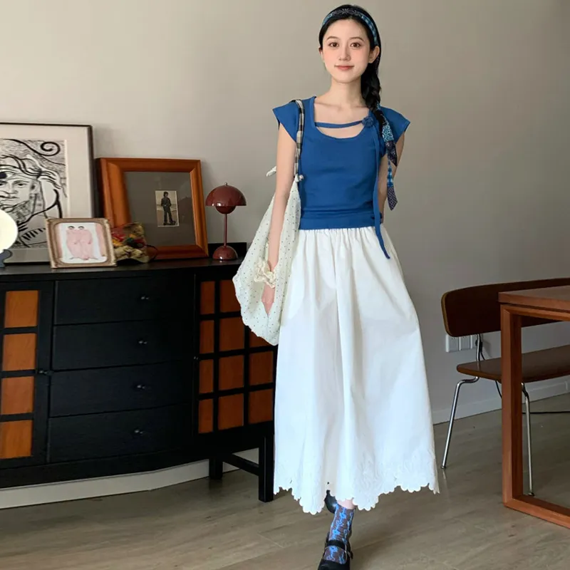 QUIET ANGEL Two Piece Skirt Sets Women's-3