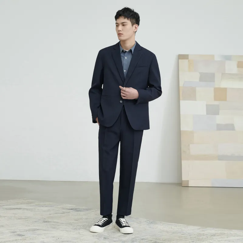 A.B.X Spring Ankle Length Casual Pants Men's-2