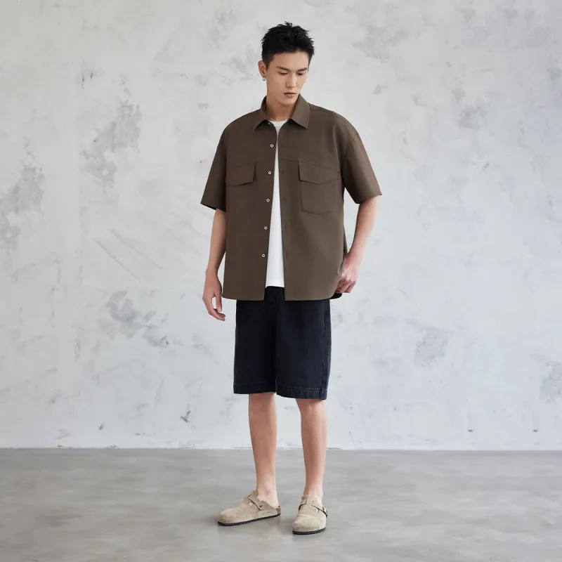 A.B.X Denim Shorts Men-5