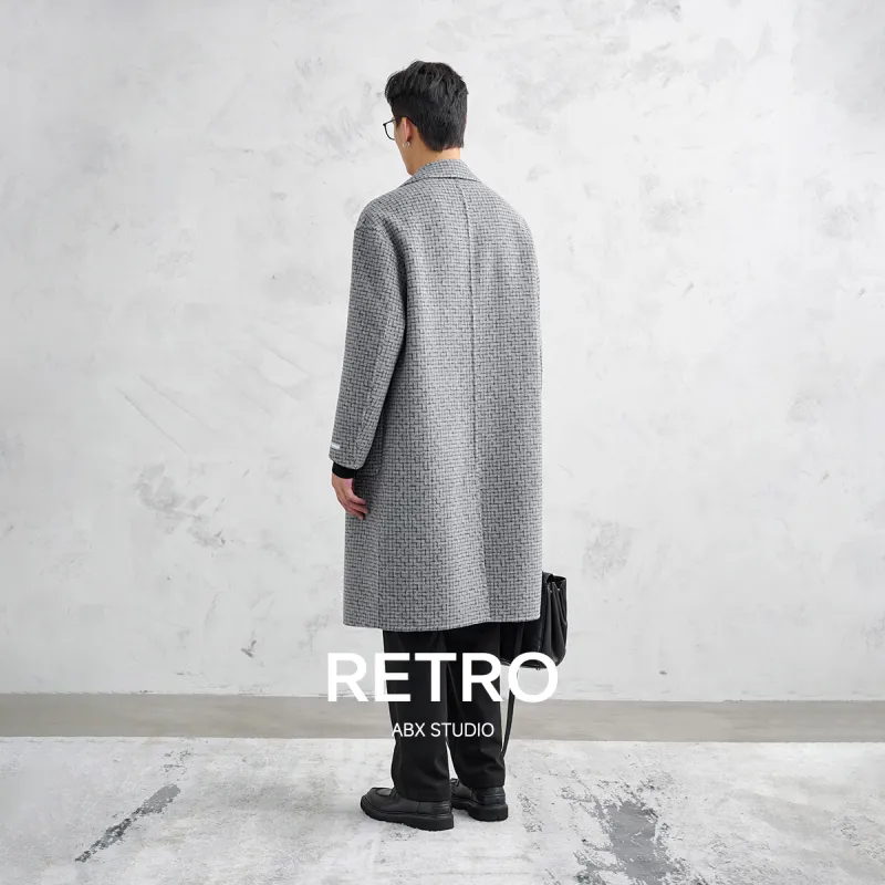 A.B.X Coats Men Light Gray-2