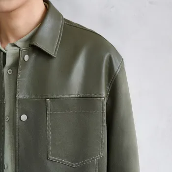 A.B.X Color Blocking Lapel Jackets Coat For Spring And Autumn Men's