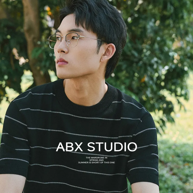 A.B.X Short Sleeved T Shirts Men's-10