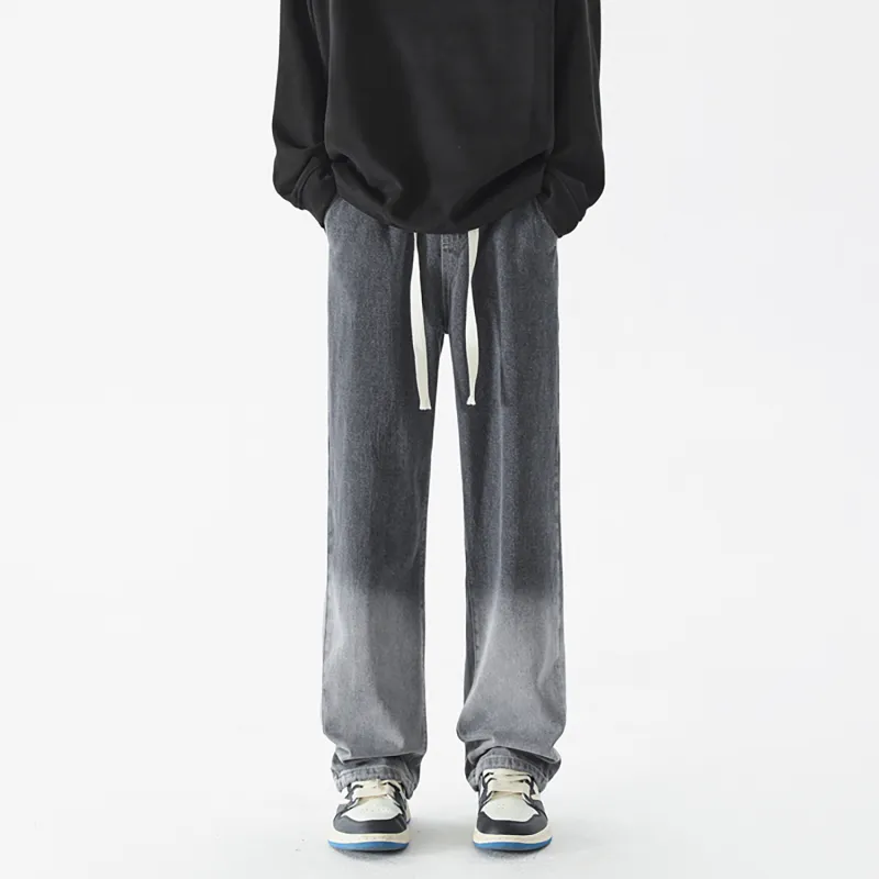 LTIFONE Jeans Unisex Black Gray Color-2