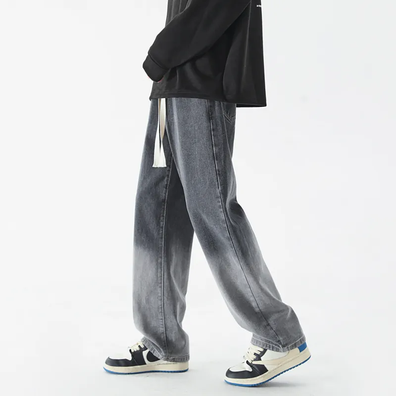 LTIFONE Jeans Unisex Black Gray Color-3