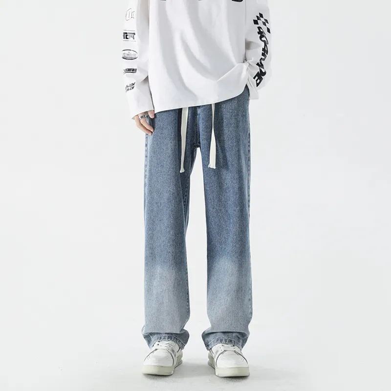 LTIFONE Jeans Unisex Black Gray Color-8