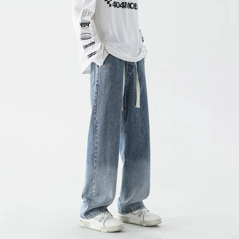 LTIFONE Jeans Unisex Black Gray Color-9