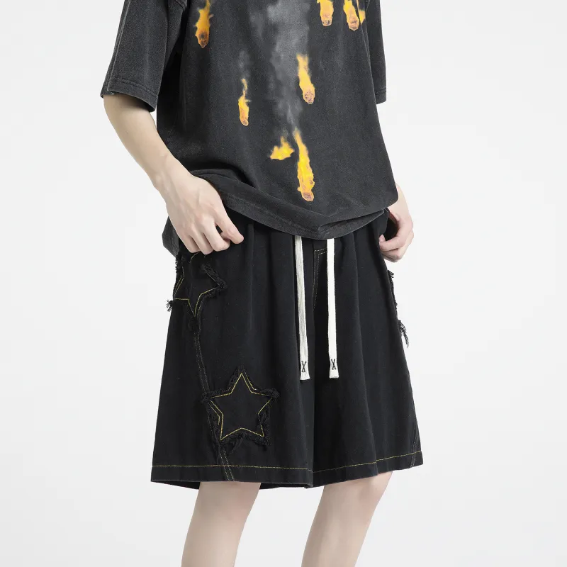 LTIFONE Denim Shorts Unisex-4