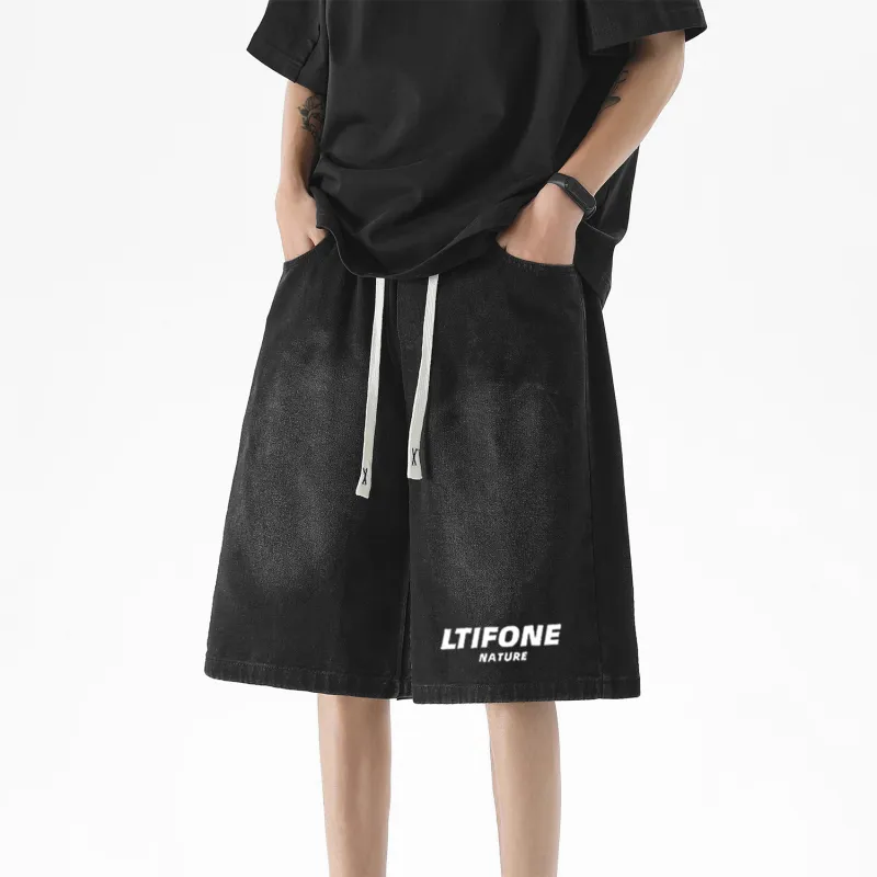 LTIFONE Denim Shorts Unisex-3