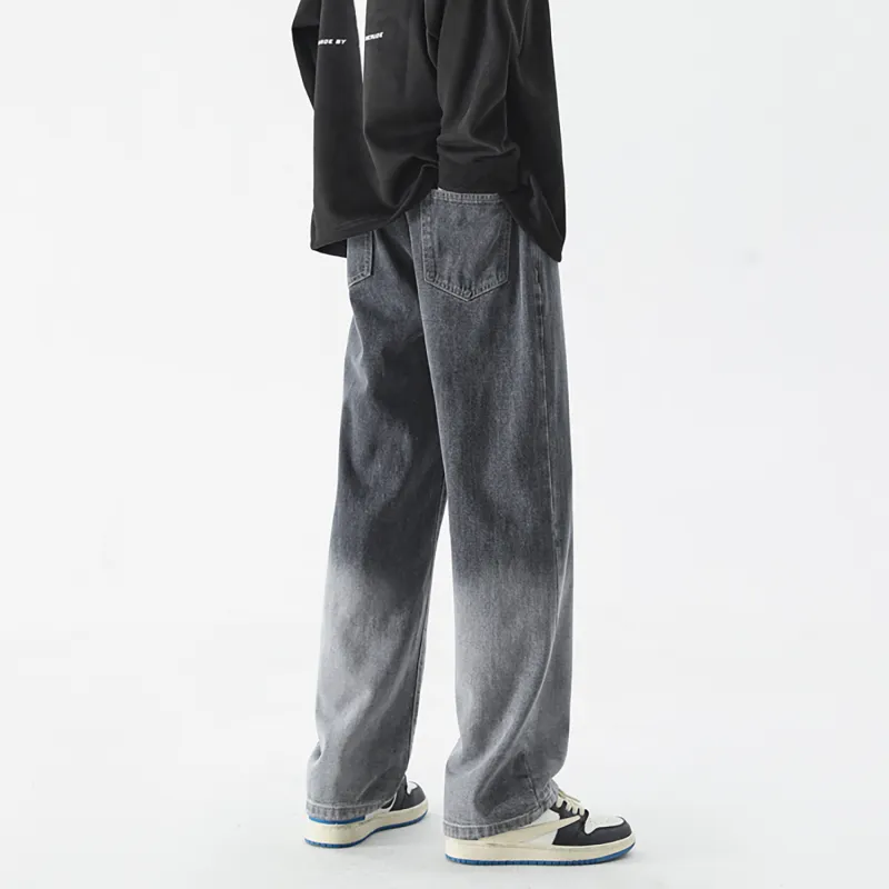 LTIFONE Jeans Unisex Black Gray Color-4