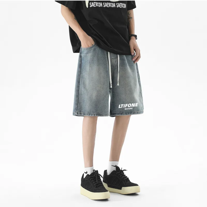 LTIFONE Denim Shorts Unisex-8