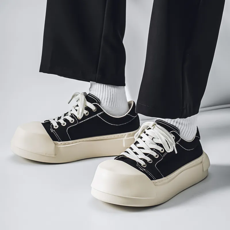Magelly Slip Resistant, Abrasion Resistant, Breathable Low Top Skateboard Shoes Men's-4
