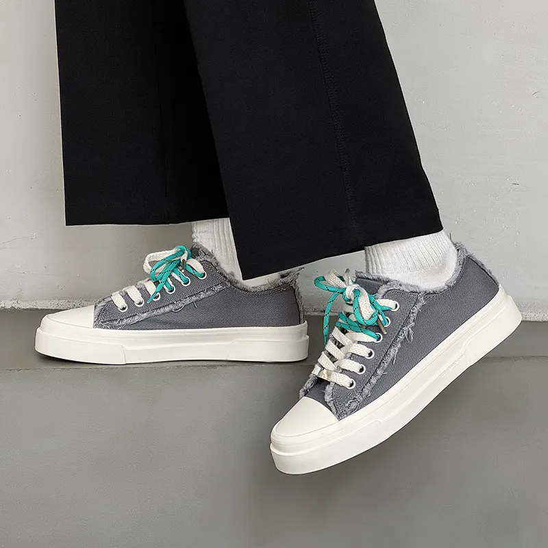 Magelly Slip Resistant, Abrasion Resistant, Breathable Low Top Canvas Shoes Men's-12
