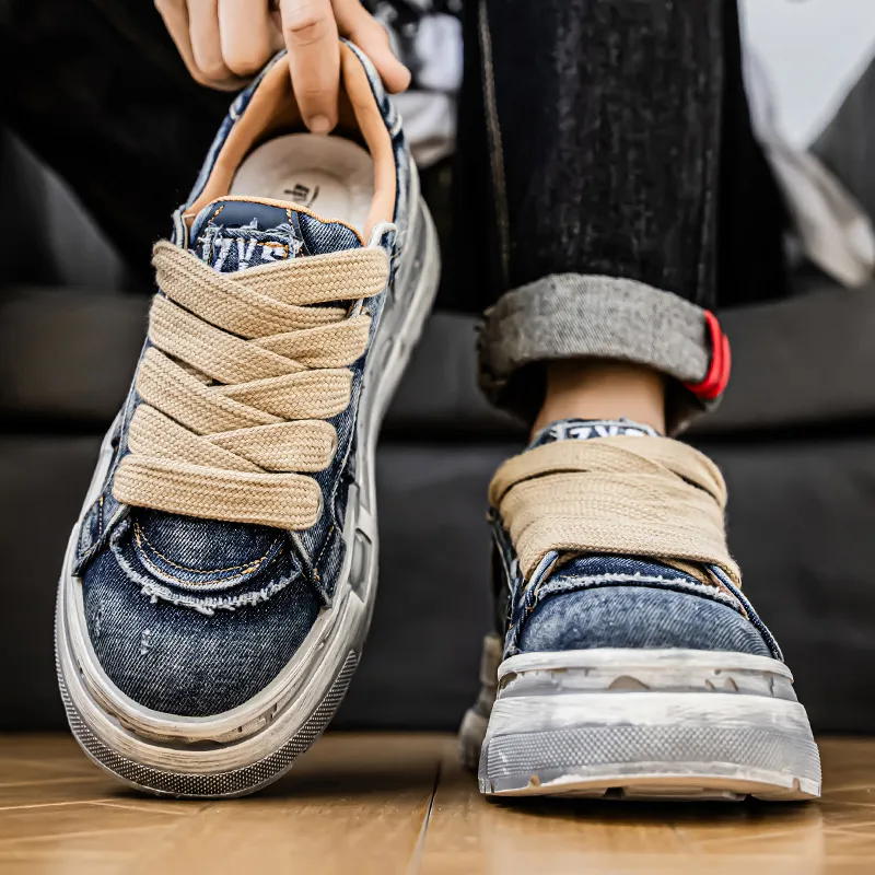 Magelly Slip Resistant Shock Absorbers With Abrasion Resistant Properties Low Top Skateboard Shoes Men's-9
