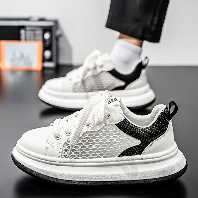 Magelly Shock Absorbers With Slip Resistant And Abrasion Resistant Properties Low Top Casual Shoes Men's-4