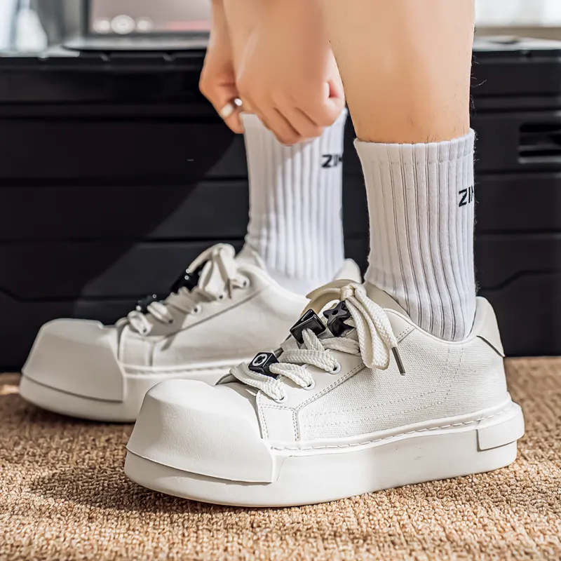 Magelly Slip Resistant Shock Absorbers Lightweight Low Top Skateboard Shoes Men's-9
