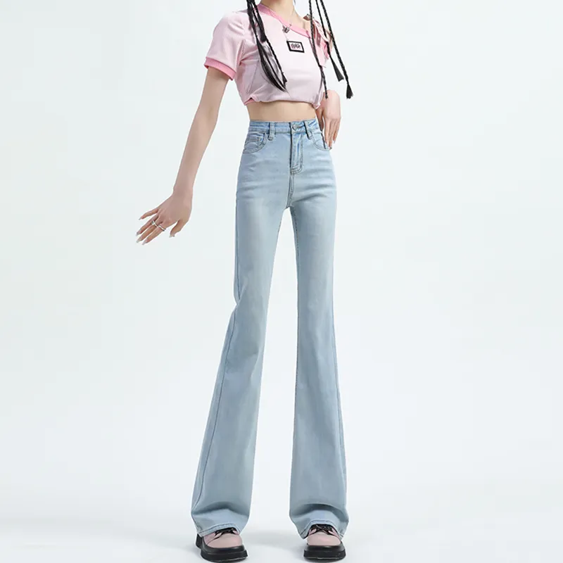 EIDOLON GRAIN Jeans Women's Light Blue-5