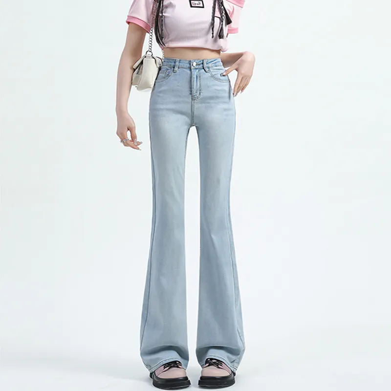 EIDOLON GRAIN Jeans Women's Light Blue-6