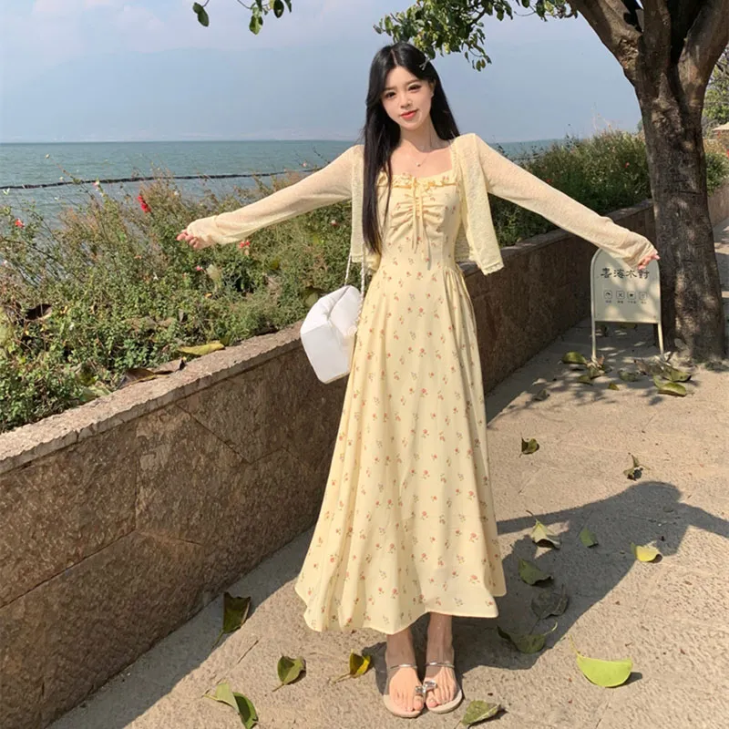 EIDOLON GRAIN Skirt Set Women's Yellow-2