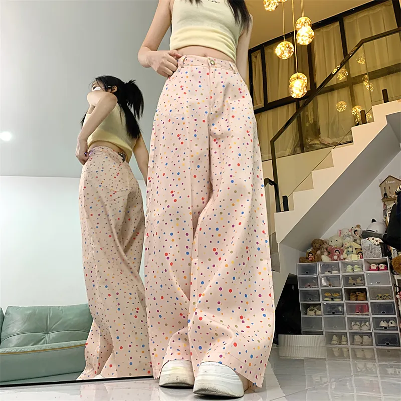 EIDOLON GRAIN Casual Pants Women's Pink-3