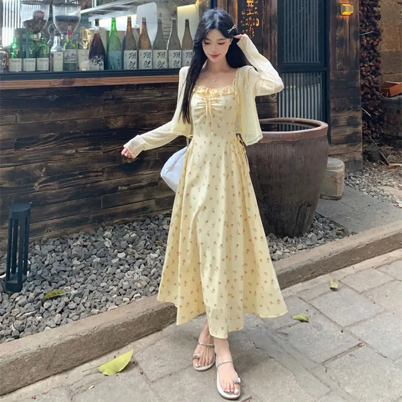 EIDOLON GRAIN Skirt Set Women's Yellow-3
