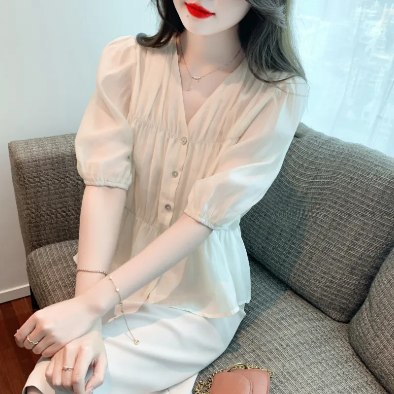 EIDOLON GRAIN Shirts Women's Ivory White-2
