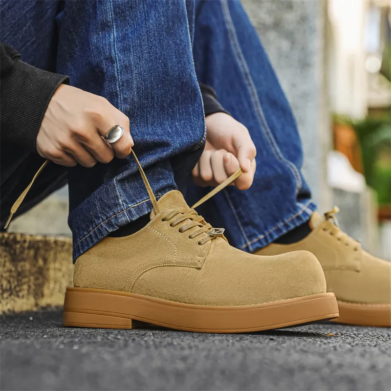 BANGNEY Oversized Derby Shoes Casual Shoes Men's-2