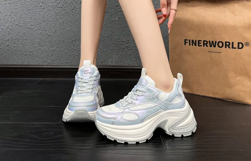 GLEE VERGE Low Top Chunky Sneakers Women's-4