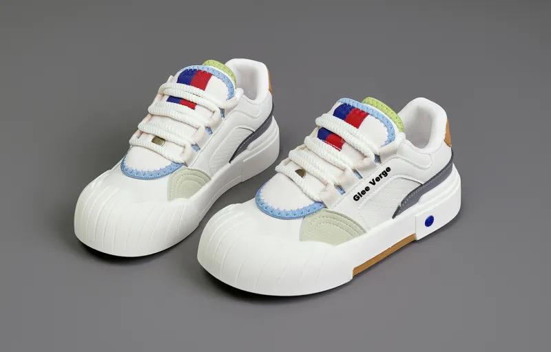 GLEE VERGE Slip Resistant, Abrasion Resistant, Lightweight Mid Top Skateboard Shoes Women's-7