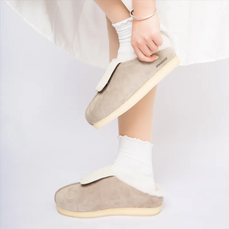 RPRSENTED Maite Wrap toe Slippers Unisex Gray-6