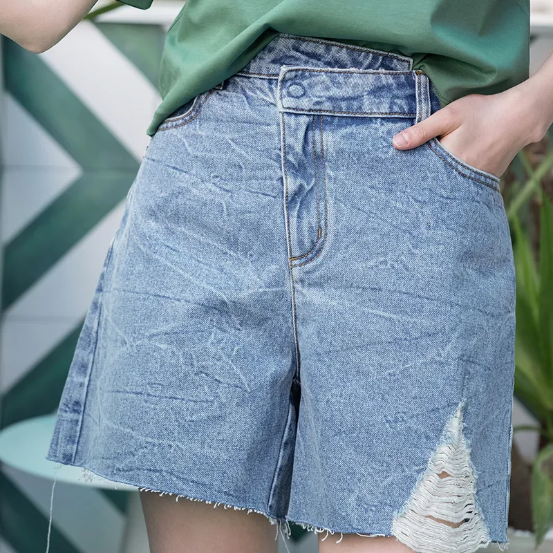 Broadcast Denim Shorts Women's Denim Blue-2