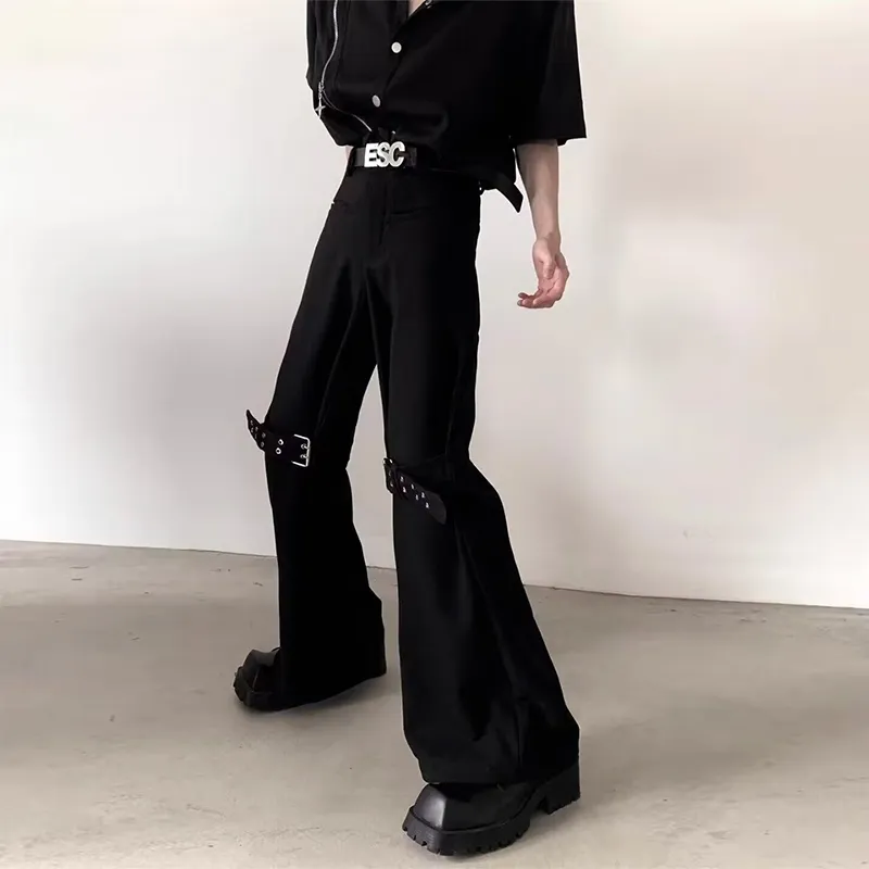 HANDAIWEI Casual Pants Unisex Black-3
