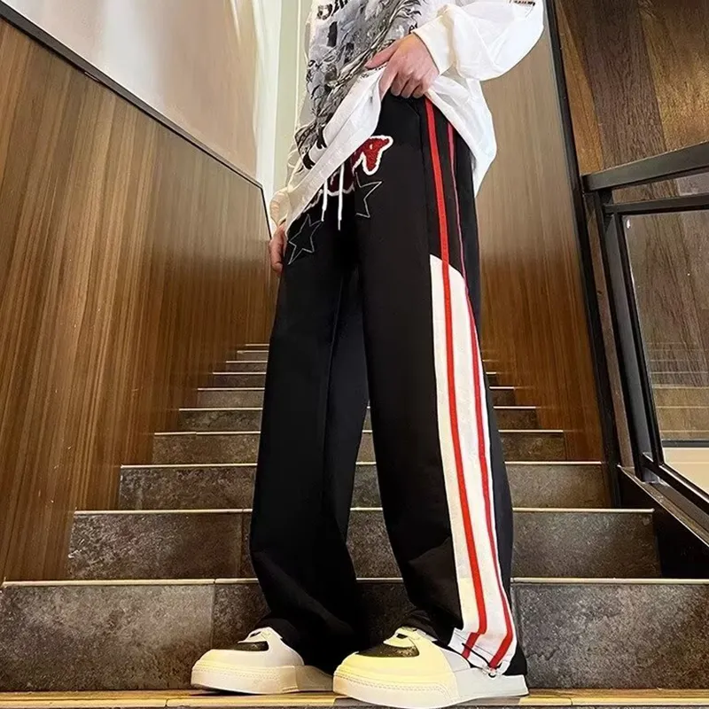 HANDAIWEI Casual Pants Unisex Black-3