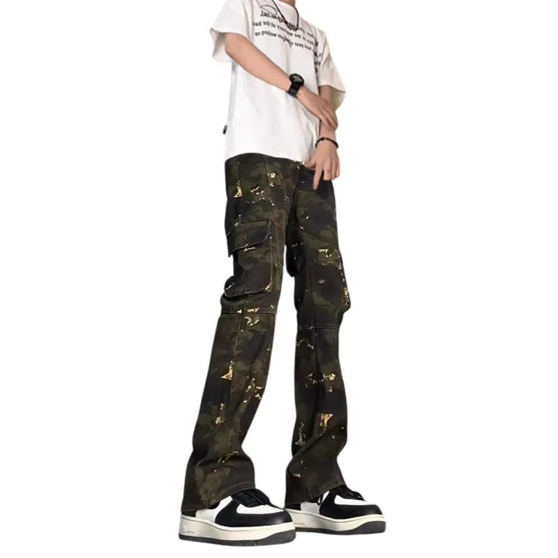HANDAIWEI Cargo Pants Unisex Camouflage-2