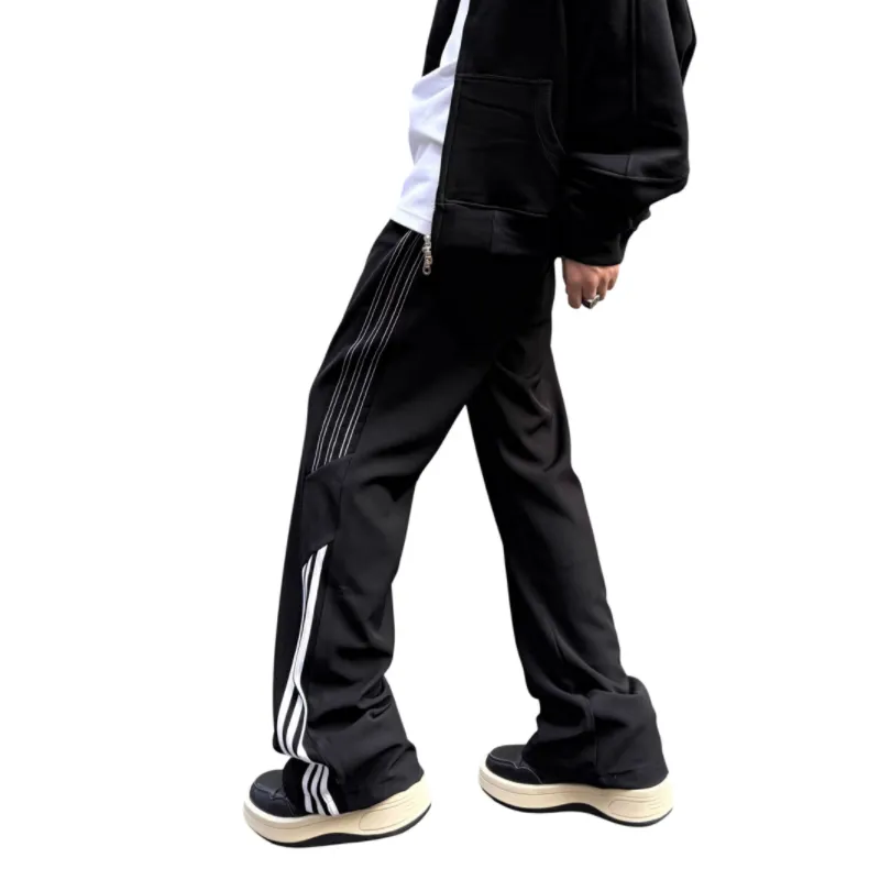 HANDAIWEI Casual Pants Unisex Black-1