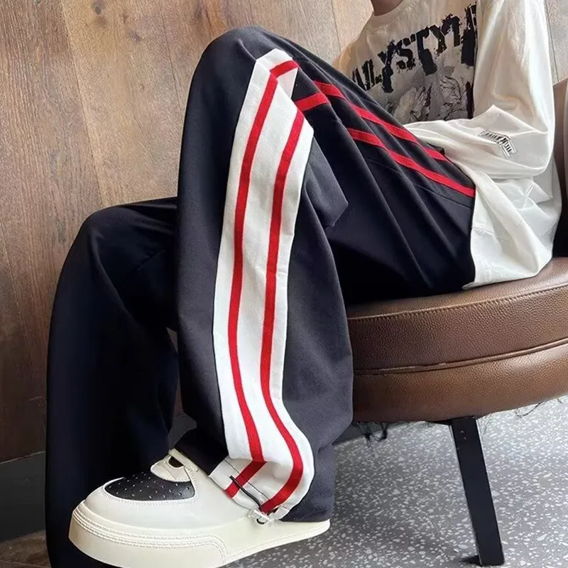 HANDAIWEI Casual Pants Unisex Black-2