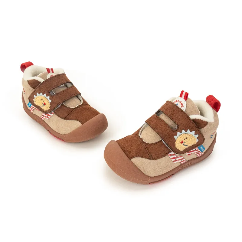 KIDSING Slip Resistant, Abrasion Resistant, Thermal Mid Top Kids Lifestyle Shoes Brown Children Aged 3 7 Years Old-2