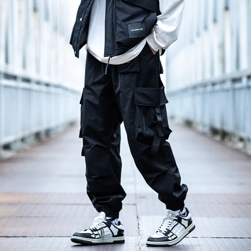 AOGZ Casual Pants Single/Thickened And Fleece Lined Unisex-5