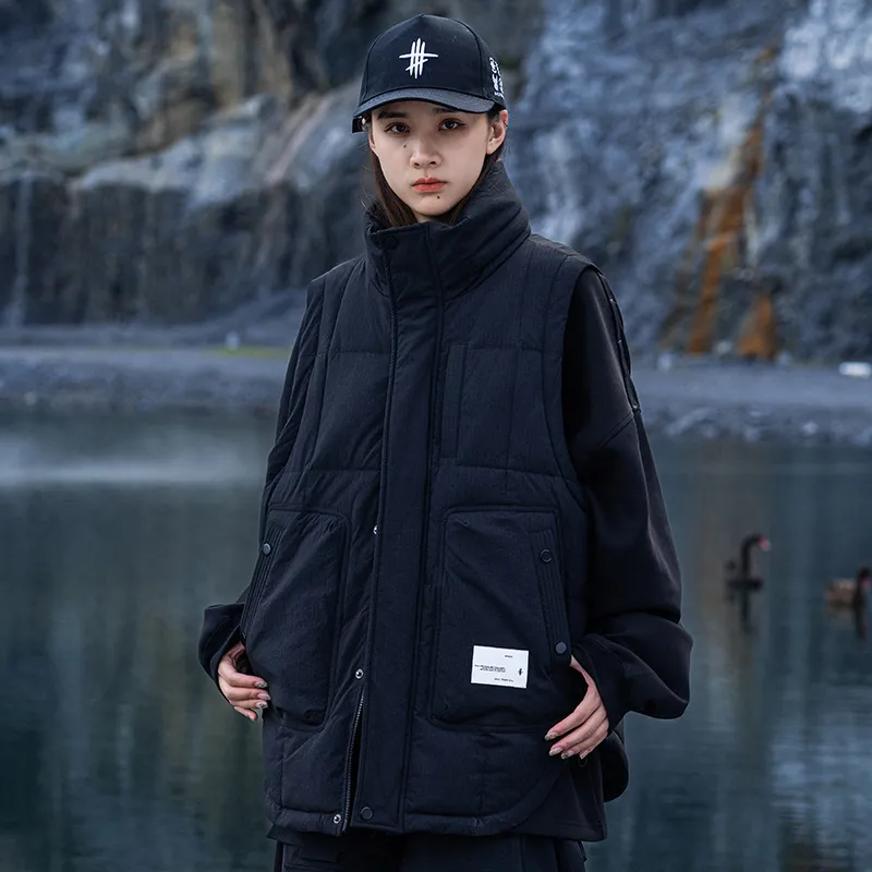 AOGZ Cotton Vest For Fall And Winter Unisex-2