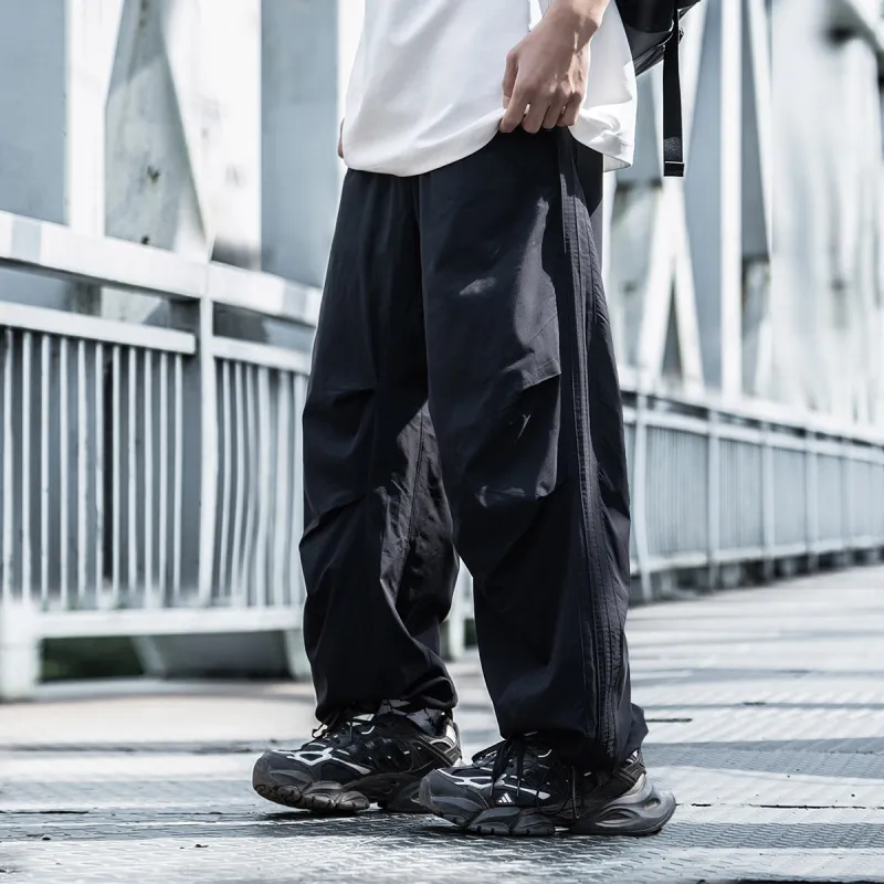 AOGZ Cargo Pants Unisex Black-4