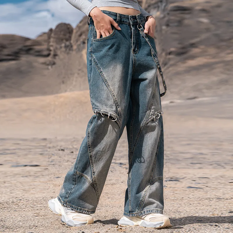 AOGZ Jeans Unisex-17