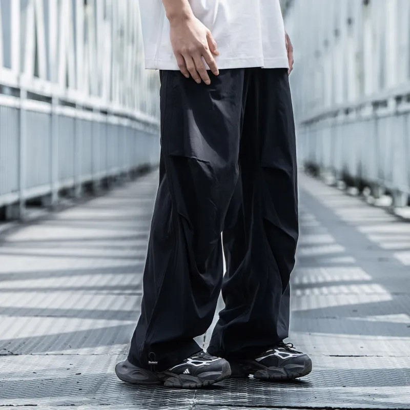 AOGZ Cargo Pants Unisex Black-3