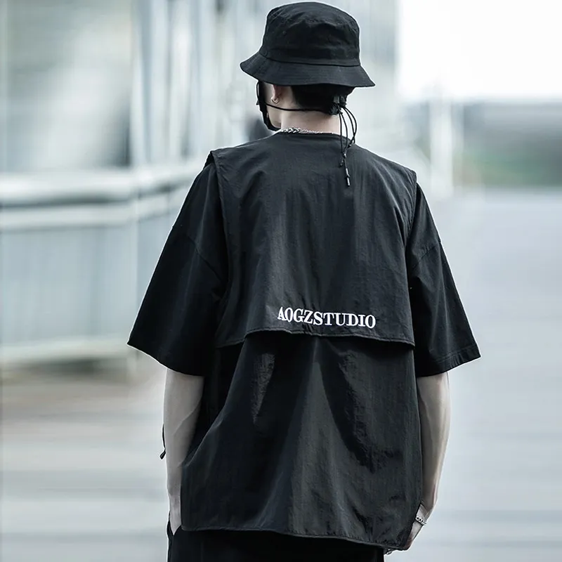 AOGZ Vests Unisex Black-5