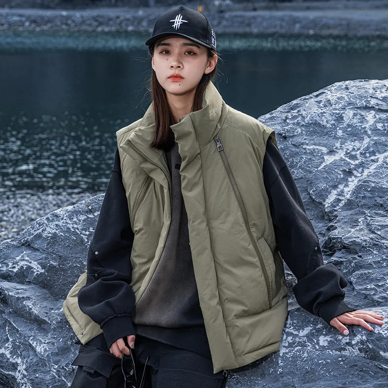 AOGZ Cotton Vest For Fall And Winter Unisex-10