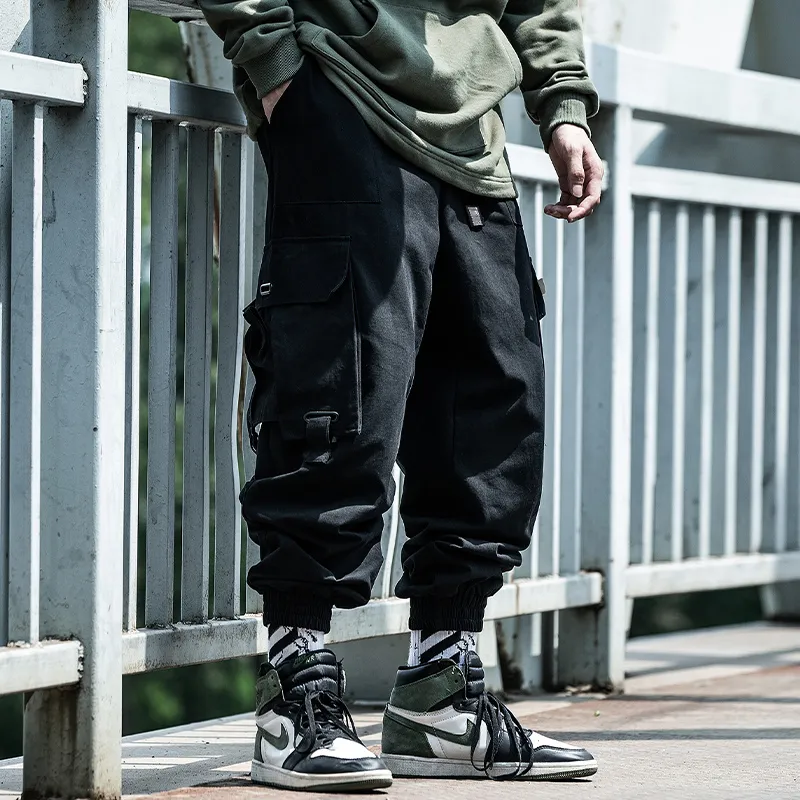 AOGZ Knitted Sweatpants Unisex Black-4