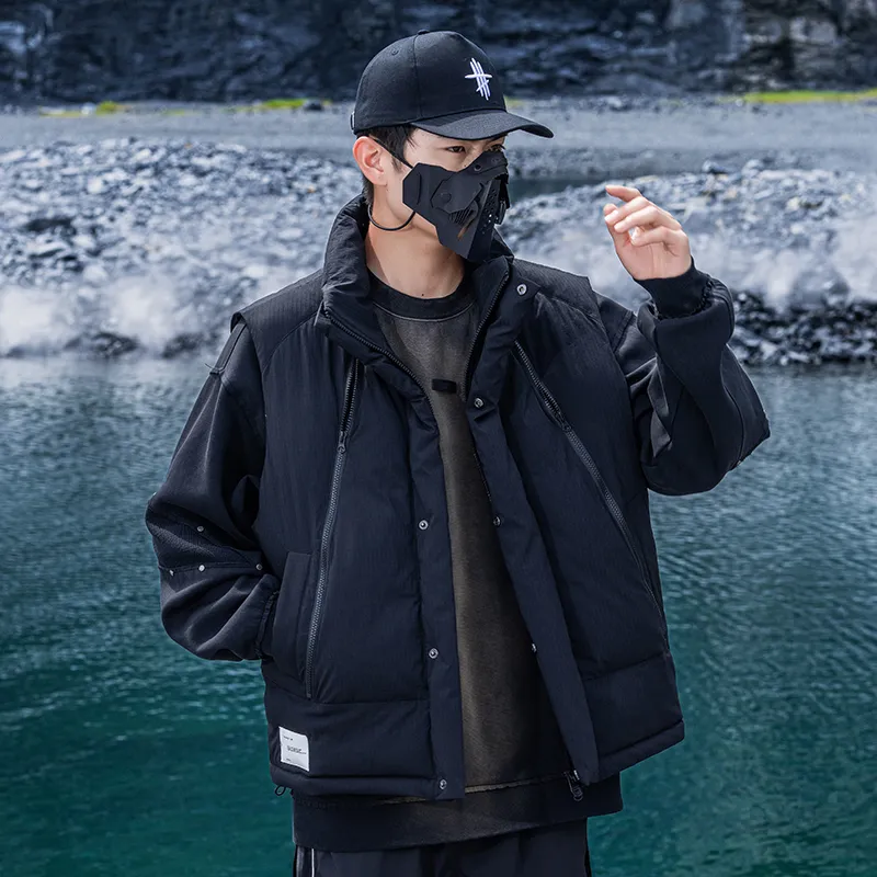 AOGZ Cotton Vest For Fall And Winter Unisex-3