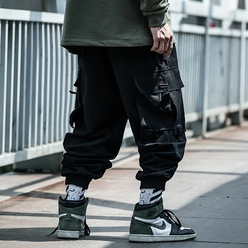 AOGZ Knitted Sweatpants Unisex Black-6