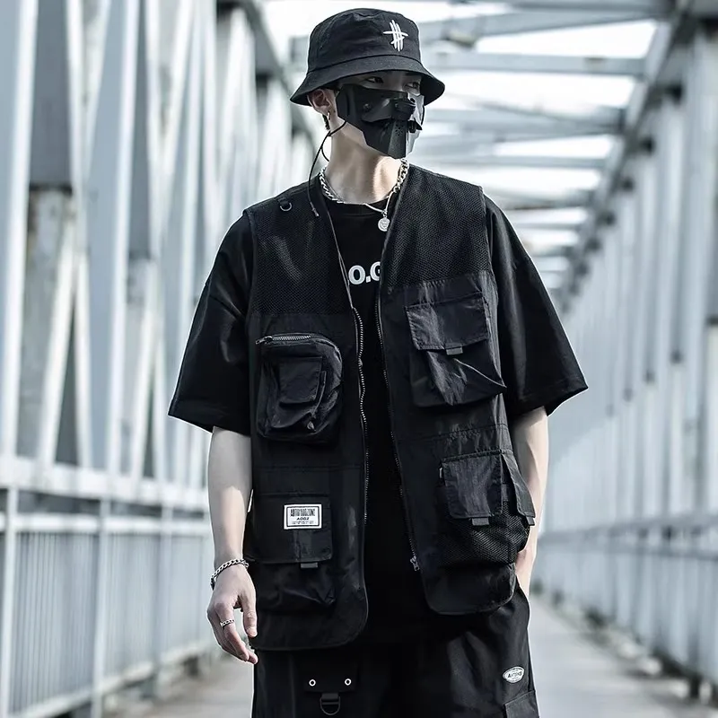 AOGZ Vests Unisex Black-4
