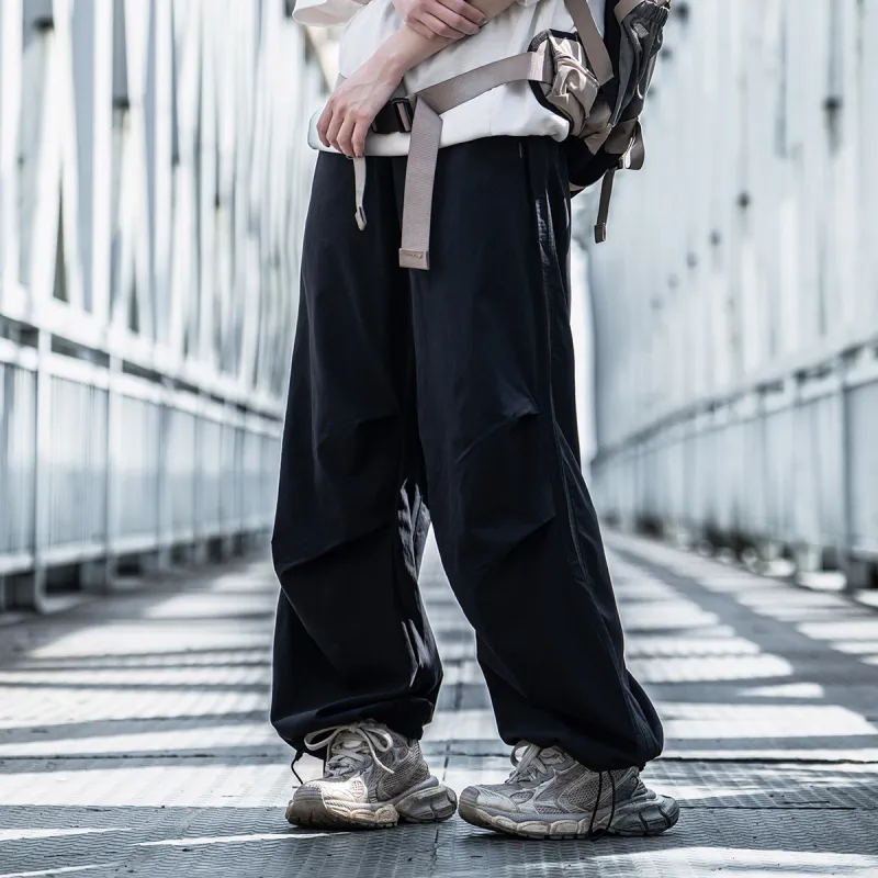 AOGZ Cargo Pants Unisex Black-5