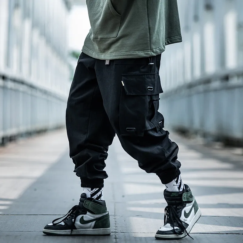 AOGZ Knitted Sweatpants Unisex Black-3