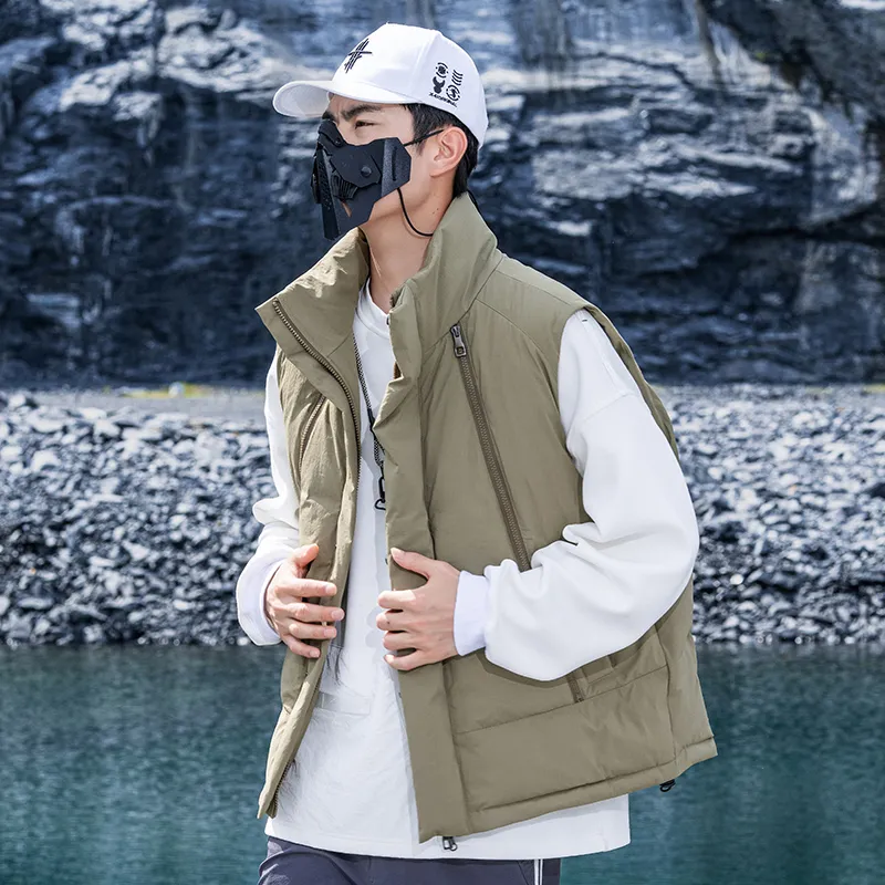 AOGZ Cotton Vest For Fall And Winter Unisex-12
